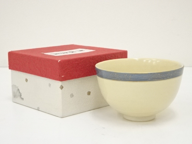 JAPANESE TEA CEREMONY / TEA BOWL CHAWAN BY TOZAN KATO 